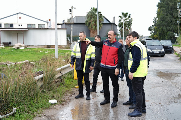 Başkan Kotan’dan yağış sonrası saha incelemesi