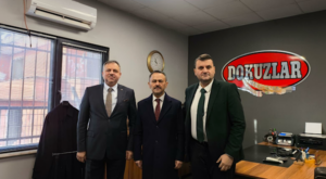 Vali Aktaş’tan Dokuzlar Gıda’ya ziyaret