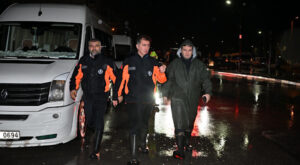 Manisa’da şiddetli yağışa karşı bin kişiyle müdahale edildi