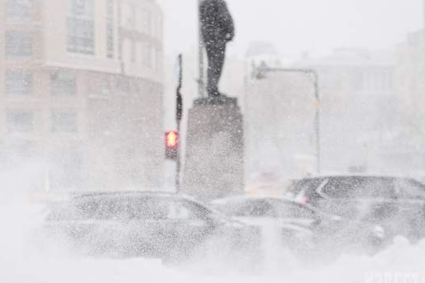 Moskova’yı kar fırtınası vurdu Moskova’yı kar fırtınası vurdu