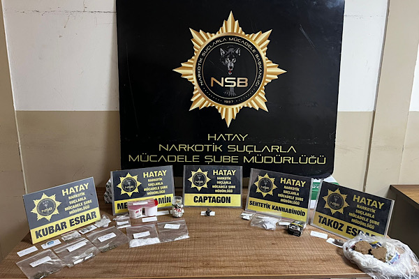Hatay’da uyuşturucu operasyonu Hatay’da uyuşturucu operasyonu