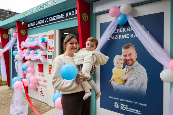 Buca’da bebek bakım ve emzirme kabini açıldı Buca’da bebek bakım ve emzirme kabini açıldı