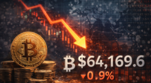 Bitcoin yüzde 0,9 düşüşle 64.169,6 dolara geriledi