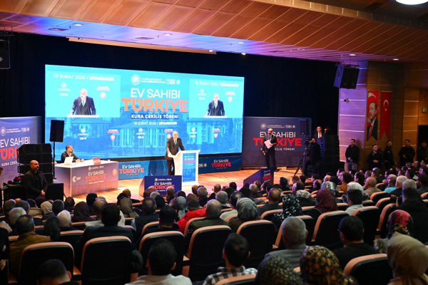 Diyarbakır’da 12 bin 165 sosyal konutun kurası çekildi