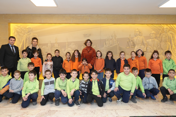 Öğrencilerden Başkan Ünlüce’ye ziyaret