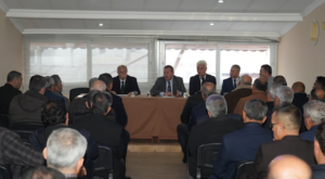 BaşkanTopuz muhtarlarla bir araya geldi