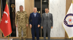 Hatay İl Emniyet Müdürü yılmaz, Aslan ve Şimşek’i Polisevi’nde ağırladı