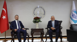 Başkan Büyükkılıç, Bakan Yardımcısı Demiralp’i ağırladı Başkan Büyükkılıç, Bakan Yardımcısı Demiralp’i ağırladı