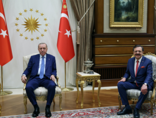 Cumhurbaşkanı Erdoğan, TOBB Başkanı Hisarcıklıoğlu ile bir araya geldi