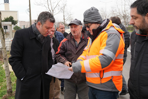 Çorlu’da ulaşım altyapısı için saha incelemeleri yapıldı