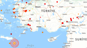 Akdeniz’de deprem