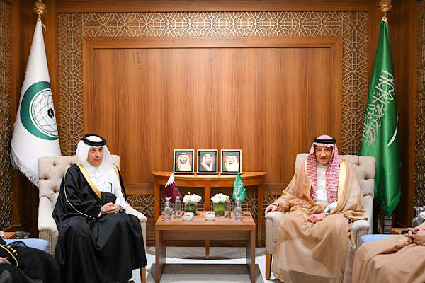 Al Muraikhi, Suudi Arabistan Krallığı Dışişleri Bakan Yardımcısı Al Khuraiji ile görüştü