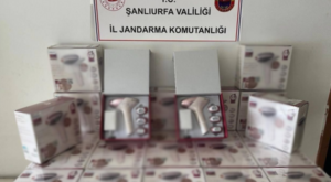 Şanlıurfa’da gümrük kaçağı epilasyon cihazları ele geçirildi