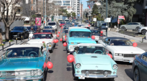 Kadıköy’de “Sevgililer Günü” konvoyu