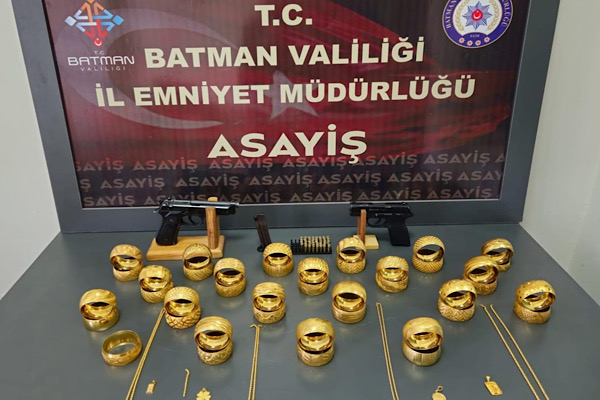 Batman’daki kar maskeli kuyumcu soygunu aydınlatıldı