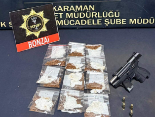 Karaman’da asayiş ve narkotik operasyonu