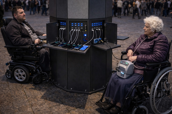 Afetlerde aydınlatma, haberleşme ve enerji tek direkte Afetlerde aydınlatma, haberleşme ve enerji tek direkte