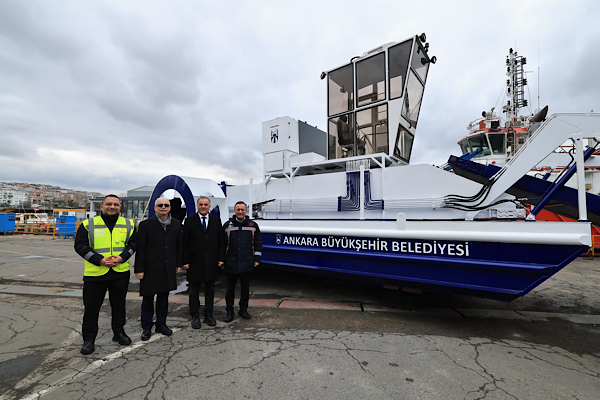 Haliç Tersanesi’nde yerli baraj temizleme aracı üretildi