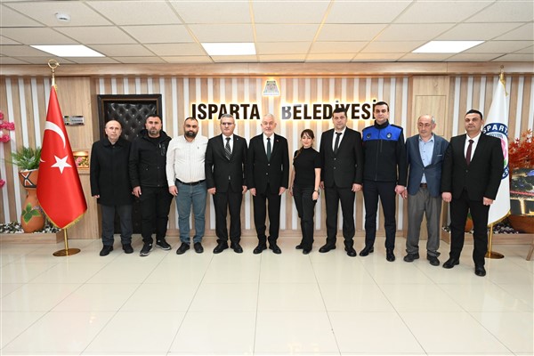 Belediye-İş Sendikası Isparta Şubesi’nden Başkan Başdeğirmen’e ziyaret Belediye-İş Sendikası Isparta Şubesi’nden Başkan Başdeğirmen’e ziyaret