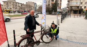 Konya’da “Kışın İşe Bisikletle Gitme Günü” etkinlikleri başladı