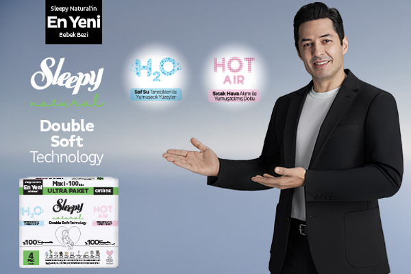 Bebek bezinde yeni dönem: Sleepy Natural Double Soft Technology Bebek bezinde yeni dönem: Sleepy Natural Double Soft Technology