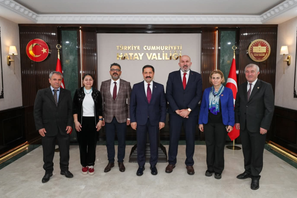 Vali Masatlı, muhtarlar heyetini kabul etti Vali Masatlı, muhtarlar heyetini kabul etti