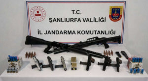 Akçakale’de ruhsatsız silah operasyonu