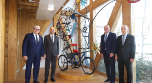 Avrupa Bisiklet Birliği Başkanı Casa, Başkan Altay’ı ziyaret etti