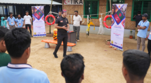 Arakanlı mültecilere afet eğitimi verildi