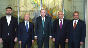 AK Parti Bursa heyetinden Cumhurbaşkanı Erdoğan’a ziyaret