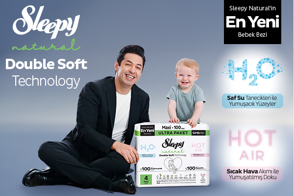 Sleepy’nin bebek bakımındaki 2. devrimi: Double Soft Technology Sleepy’nin bebek bakımındaki 2. devrimi: Double Soft Technology