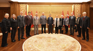 Kocaeli Kırım Tatar Derneği, Vali Aktaş’ı ziyaret etti