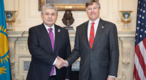 Koşerbayev, ABD Dışişleri Bakan Yardımcısı Landau ile görüştü