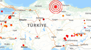 Samsun’da deprem