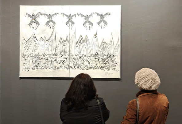 Teke Zeybekleri sergisi Kepez’de sanatseverlerle buluştu