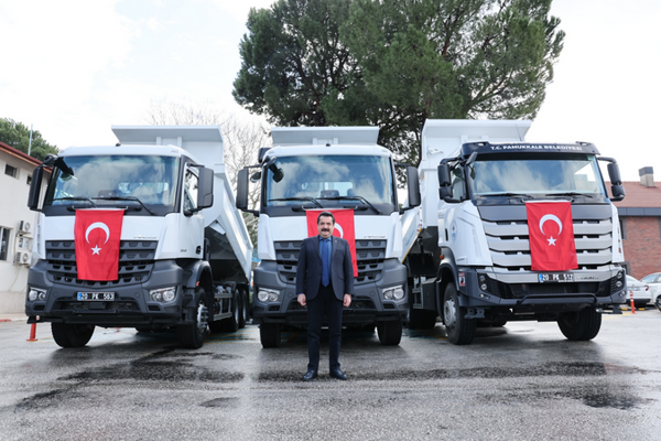 Pamukkale Belediyesi, araç filosuna 3 yeni araç ekledi Pamukkale Belediyesi, araç filosuna 3 yeni araç ekledi