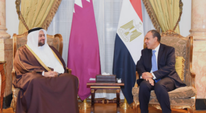 Al Khulaifi, Mısır Dışişleri Bakanı Abdelatty ile görüştü Al Khulaifi, Mısır Dışişleri Bakanı Abdelatty ile görüştü