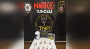 Tunceli’de uyuşturucu operasyonu
