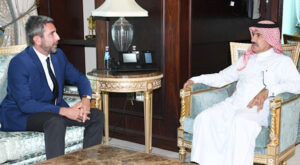Al Hammadi, Gürcistan’ın Katar Büyükelçisi Avaliani ile görüştü