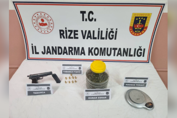 Rize’de uyuşturucu operasyonu Rize’de uyuşturucu operasyonu
