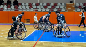 Pamukkale Belediyespor Tekerlekli Sandalye Basketbol Takımı’ndan galibiyet