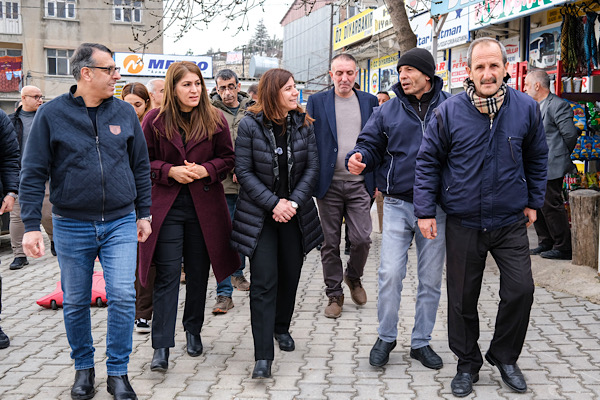 Eşbaşkan Bucak, Ergani’de incelemelerde bulundu Eşbaşkan Bucak, Ergani’de incelemelerde bulundu