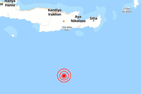 Girit Adası’nda deprem