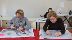 Maltepeli kadınlara yönelik filografiyi tanıtan dersler veriliyor