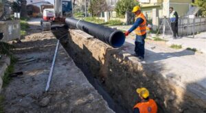 Urla’da taşkınlara karşı yatırım