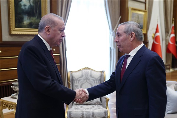 Cumhurbaşkanı Erdoğan, Filistin Devlet Başkan Yardımcısı Şeyh’i kabul etti Cumhurbaşkanı Erdoğan, Filistin Devlet Başkan Yardımcısı Şeyh’i kabul etti