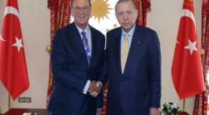 Cumhurbaşkanı Erdoğan, BlackRock CEO’su Fink’i kabul etti