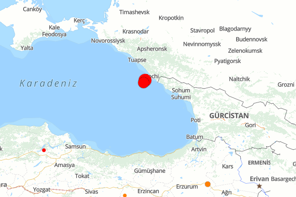 Karadeniz’de depremler Karadeniz’de depremler