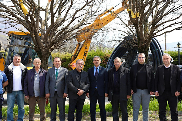 Hamidiye zeytinliklerinde modern sulama hattı hayata geçirildi