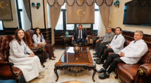 Vali Masatlı, sağlık heyetini kabul etti